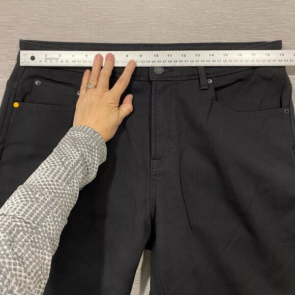 CAT Caterpillar Work Pants Mens 38 x 32 Black Canvas Fleece Lined Insulated - Picture 6 of 11